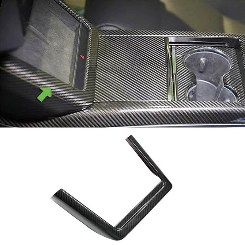 Carbon Fiber Charging Pad Frame for Tesla Model S/X 2021+