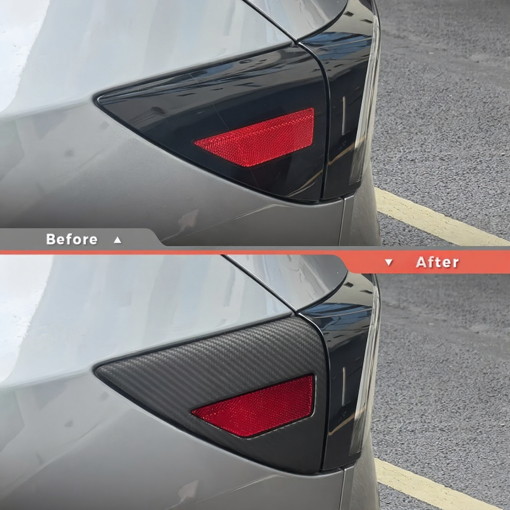 Carbon Fiber Charging Port Cover for Tesla Model 3 Highland/Model Y Juniper