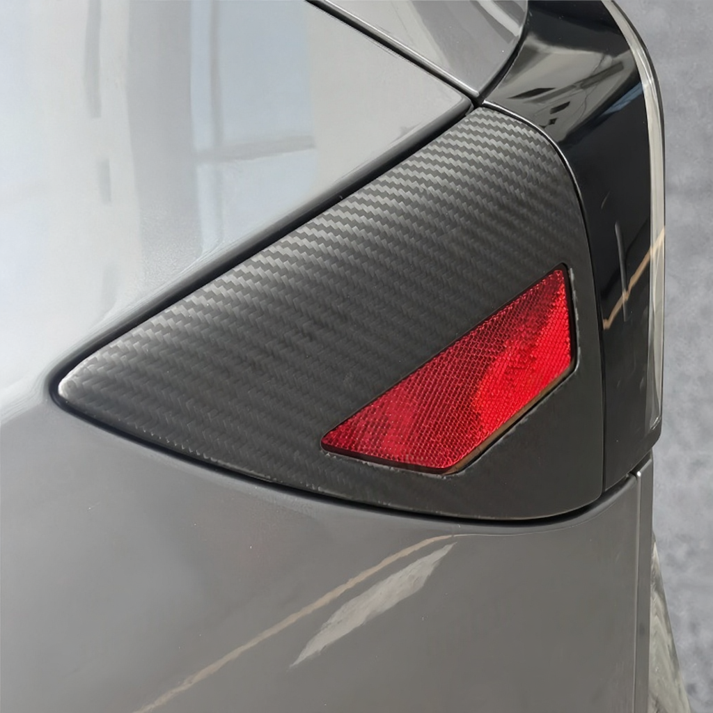 Carbon Fiber Charging Port Cover for Tesla Model 3 Highland/Model Y Juniper Secondary image