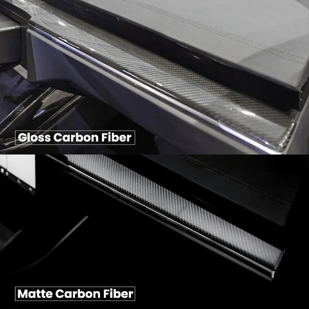 Carbon Fiber Dashboard Covers for Tesla Model S/X 2021+