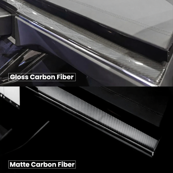 Carbon Fiber Dashboard Covers for Tesla Model S/X 2021+