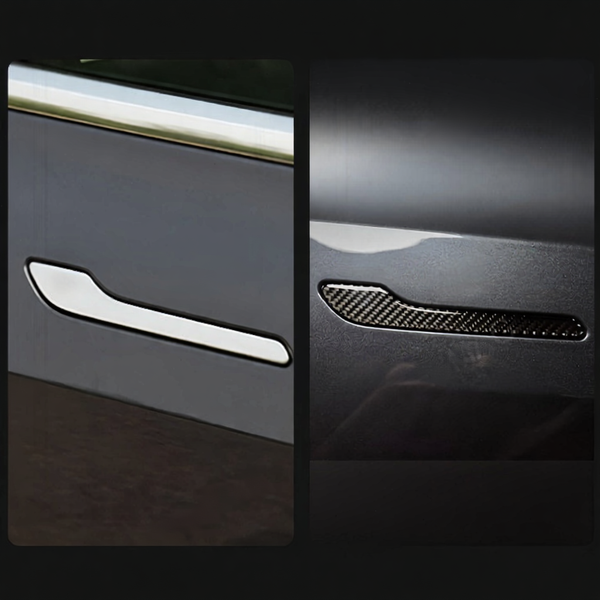 Carbon Fiber Door Handle Covers for Tesla Model 3/Y