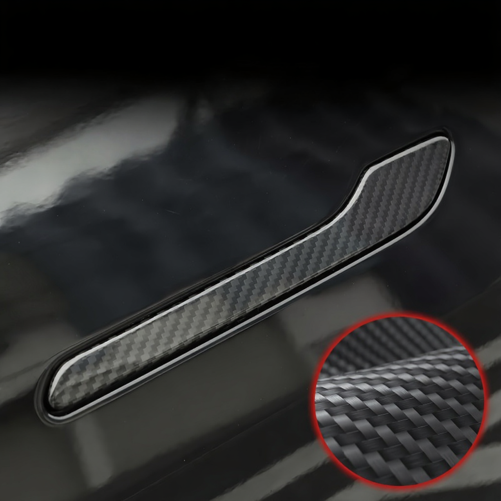 Carbon Fiber Door Handle Covers for Tesla Model 3/Y