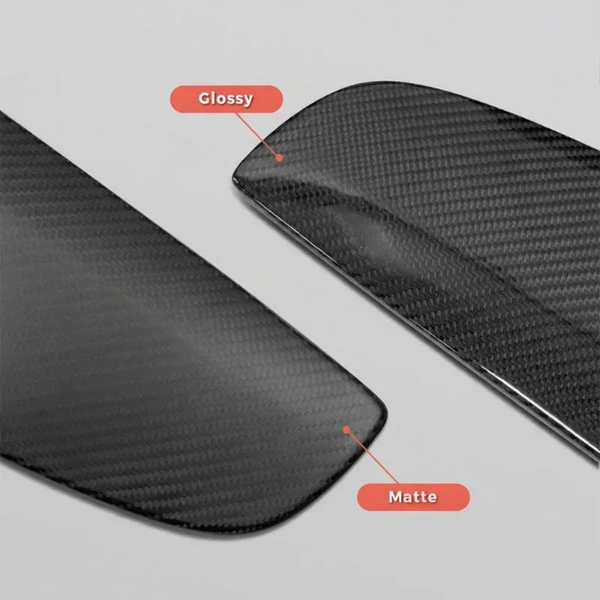 Carbon Fiber Door Panel Covers Interior Trim for Tesla Model Y Juniper 2025+