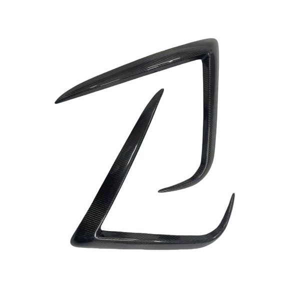 Carbon Fiber Front Fog Light Covers for Tesla Model Y Juniper 2025+