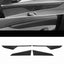 Carbon Fiber Front & Rear Door Panel Trim Covers for Tesla Model Y Juniper