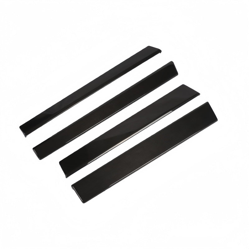 Carbon Fiber Front & Rear Door Panel Upper Trim Covers for Tesla Cybertruck Secondary image