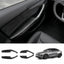 Carbon Fiber Lower Door Armrest Covers for Tesla Model Y Juniper 2025+