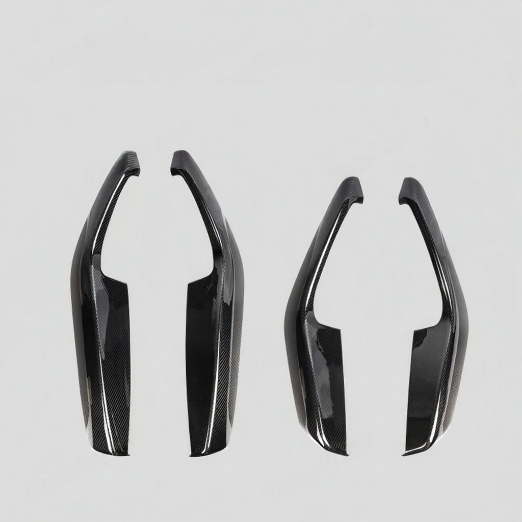 Carbon Fiber Lower Door Armrest Covers for Tesla Model Y Juniper 2025+
