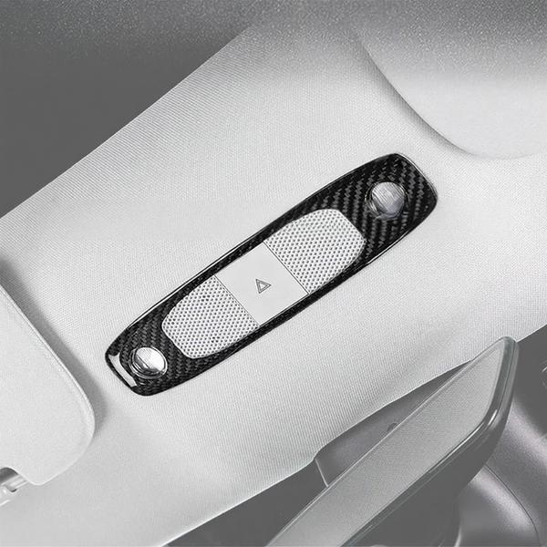Carbon Fiber Reading Light Cover Trim for Tesla Model 3/Y