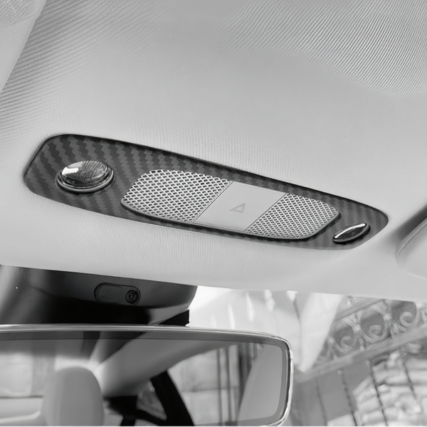 Carbon Fiber Reading Light Cover Trim for Tesla Model 3/Y