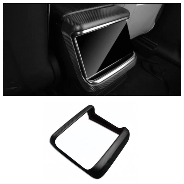Carbon Fiber Rear Display Trim Cover for Tesla Model S /X
