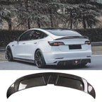 Carbon Fiber Rear Spoiler for Tesla Model 3/Y - Real Carbon Fiber