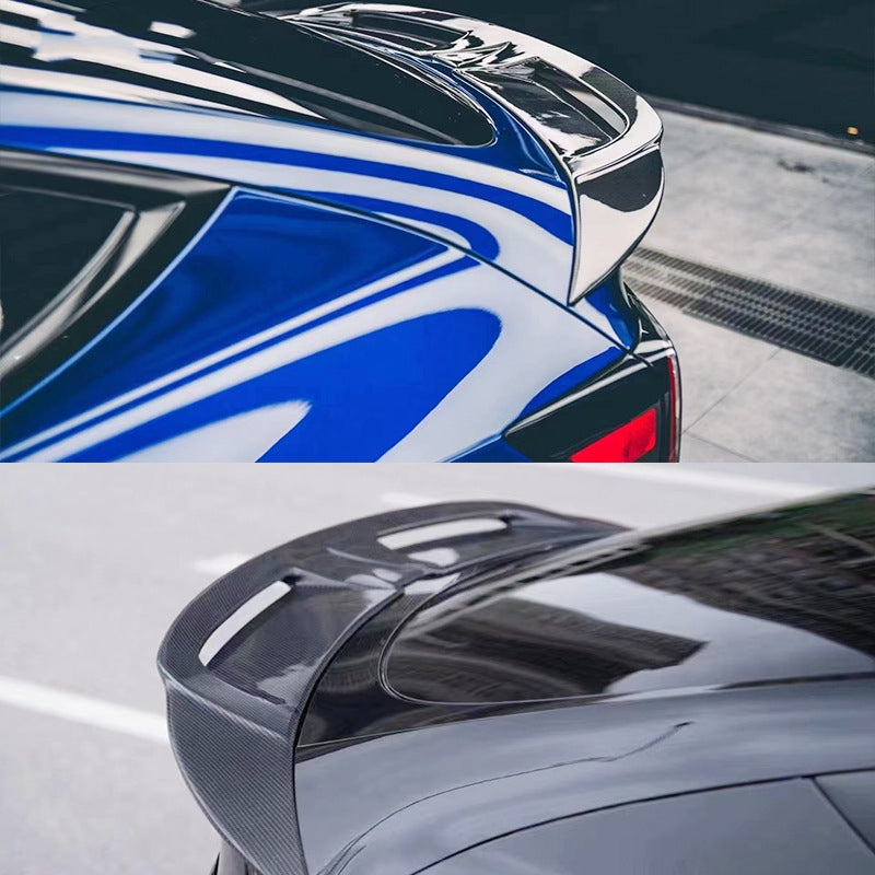 Carbon Fiber Rear Spoiler for Tesla Model 3/Y - Real Carbon Fiber