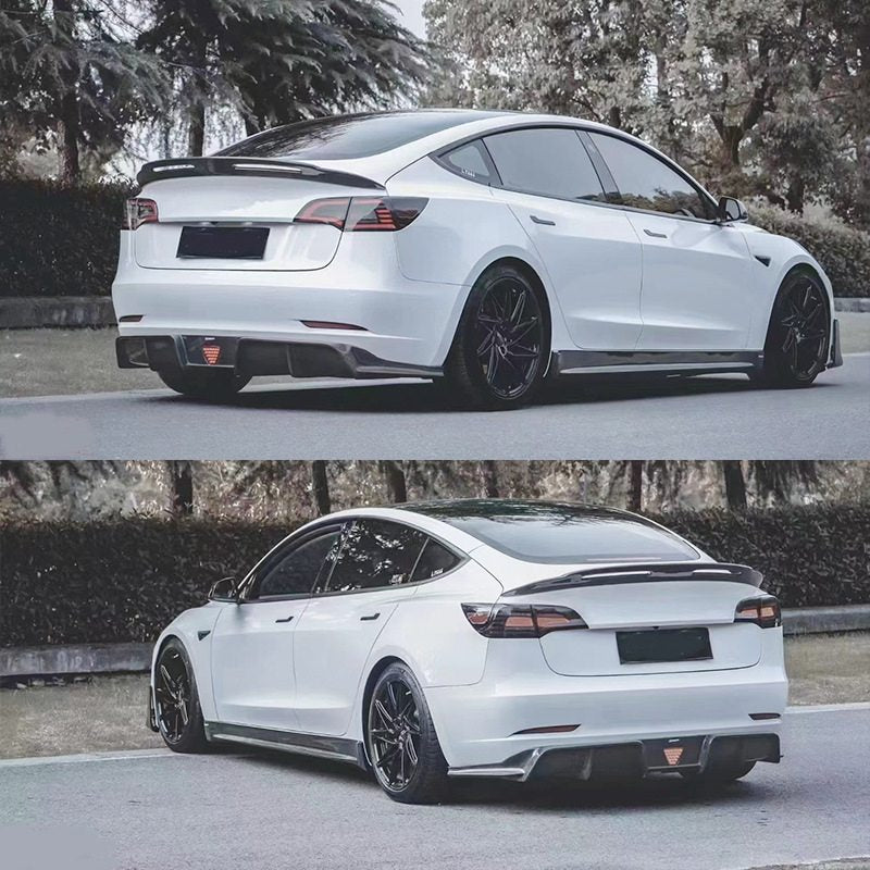 Carbon Fiber Rear Spoiler for Tesla Model 3/Y - Real Carbon Fiber