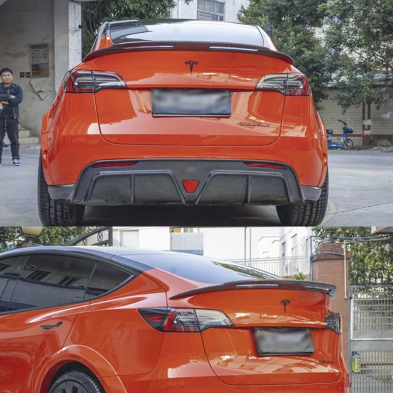 Carbon Fiber Rear Spoiler for Tesla Model 3/Y - Real Carbon Fiber