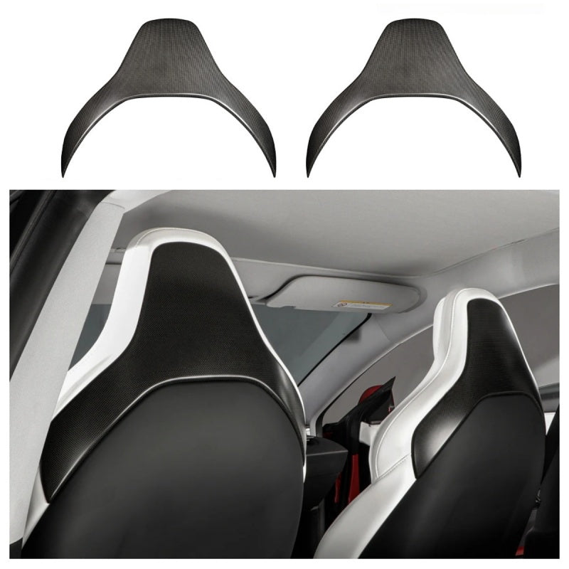 Carbon Fiber Seat Back Protectors for Tesla Model 3 Highland 2024+