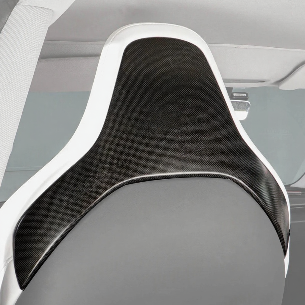 Carbon Fiber Seat Back Protectors for Tesla Model 3 Highland 2024+