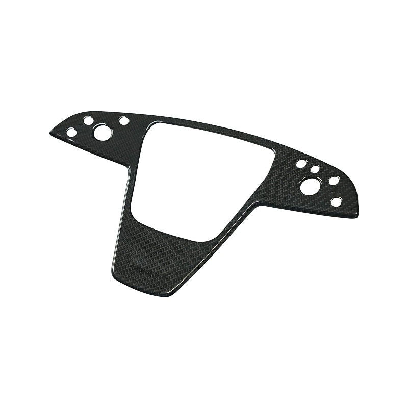 Carbon Fiber Steering Wheel Panel Cover for Model S/X 2021+