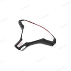 Carbon Fiber Style Steering Wheel Frame Trim Cover for Tesla Model S (2014-2021)