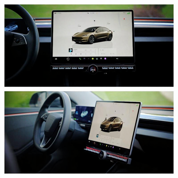 Center Console Physical Control Button Multiple Functions for Tesla Model 3/Y/3Highland