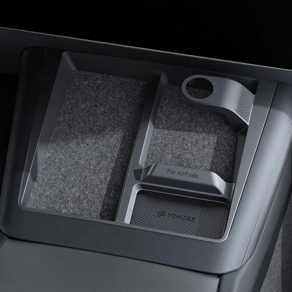 Center Console Wireless Charging Anti-Slip Organizer for Tesla Model 3 Highland/Model Y Juniper