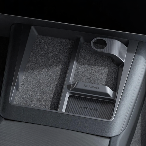 Center Console Wireless Charging Anti-Slip Organizer for Tesla Model 3 Highland/Model Y Juniper