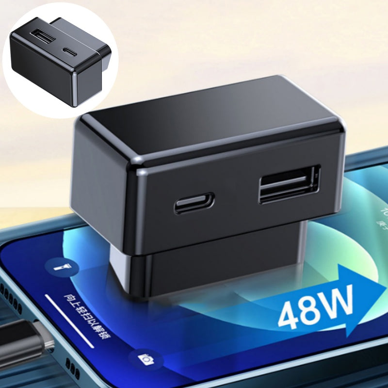Concealed OBD Expansion Charger with Dual Fast-Charge Ports for Tesla Main image
