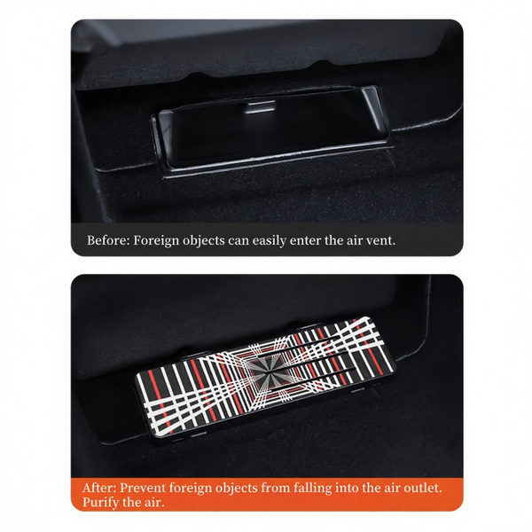 Concealed Under-Seat Vent Airflow Diffuser for Tesla Model 3/Y