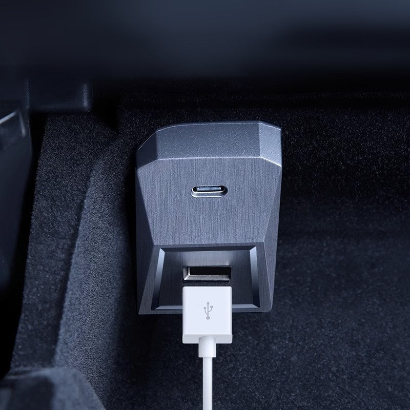 USB Glovebox Charging Hub for Tesla Model 3 Highland/Y Juniper Secondary image