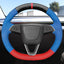 DIY Hand-Stitched Steering Wheel Cover for Tesla Model 3 Highland/Model Y Juniper