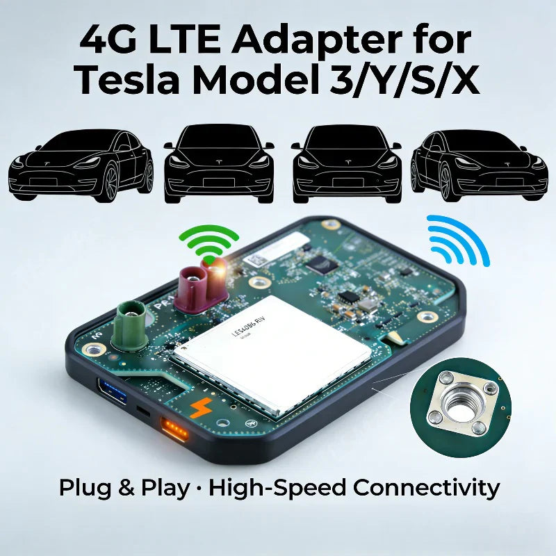 EU 4G Wifi Dongle LTE Adapter for Tesla Model 3/Y/X/S（LE940B6-RW,1521914-S1-C）