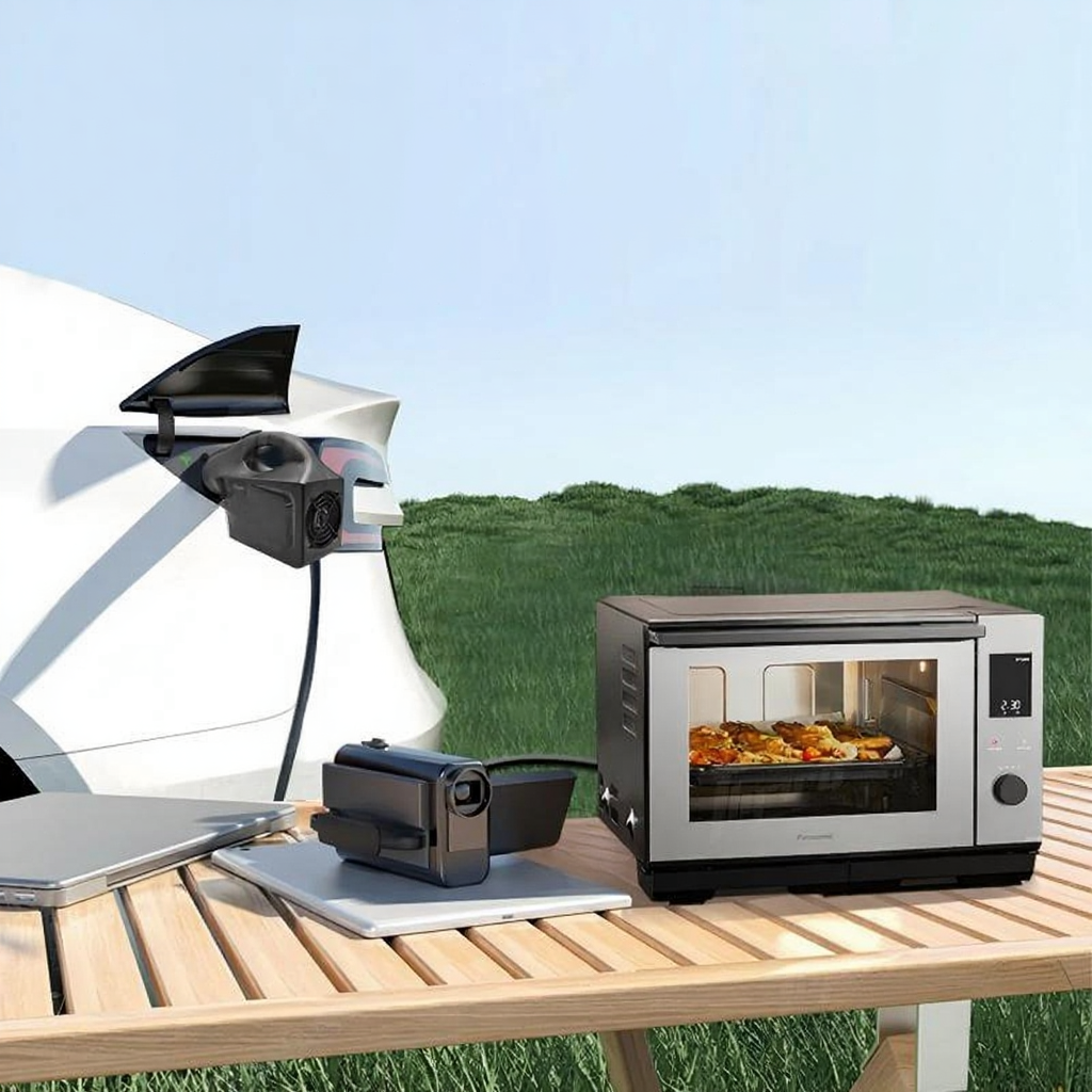 EV Discharger Machine for Tesla Model 3/Y/X/S Camping and Emergency Use