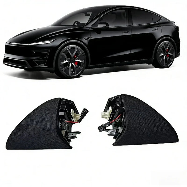 Front A-Pillar Triangle Speaker Tweeter Cover for Tesla Model Y Juniper 2025+