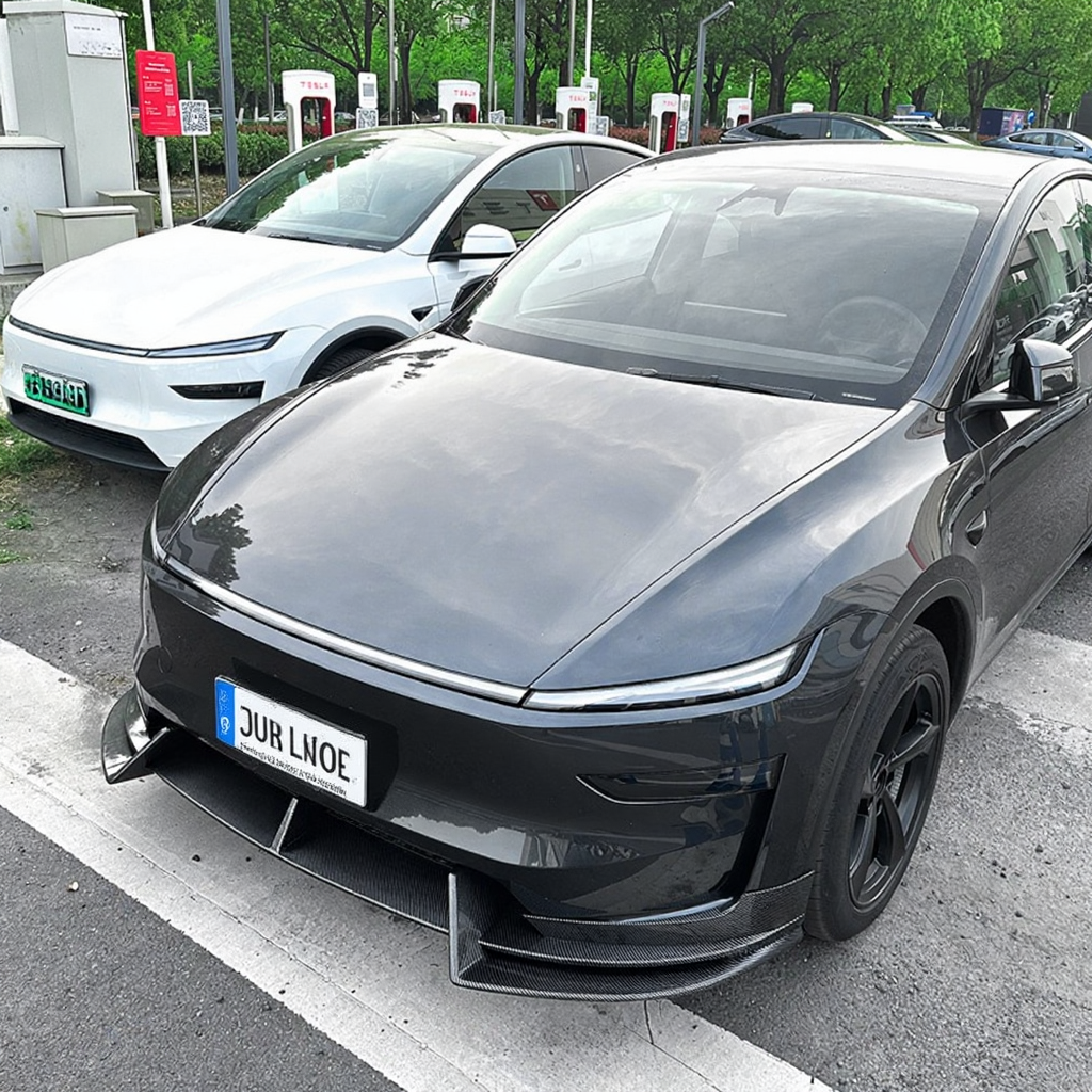 Front Bumper Lip Splitter for Tesla Model Y Juniper 2025+