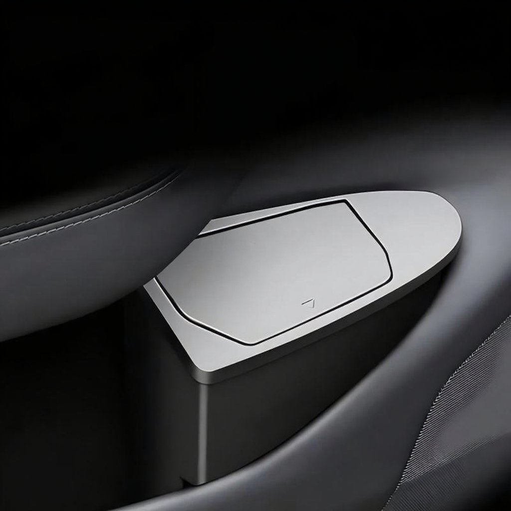 Front Door Trash Can Organizer for Tesla Model Y Juniper