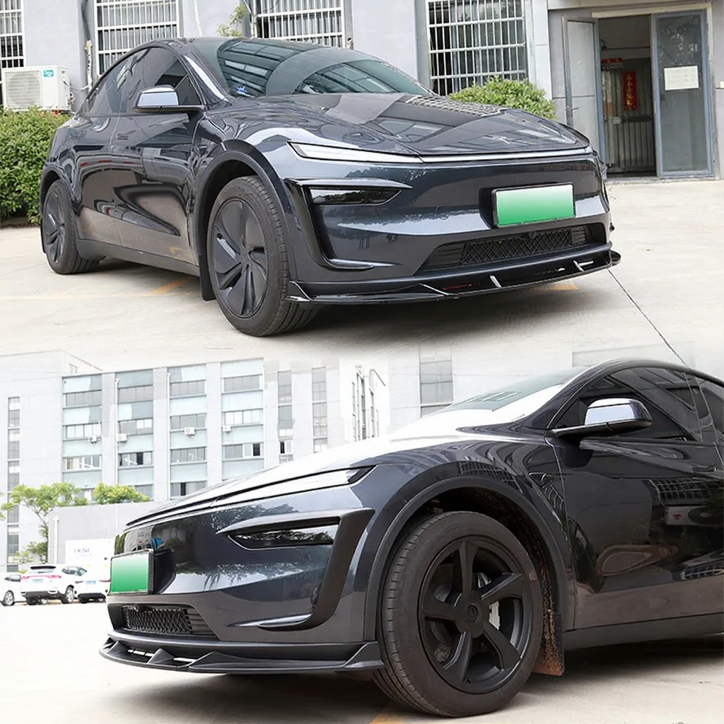 Front Fog Light Canard Covers for Tesla Model Y Juniper 2025+