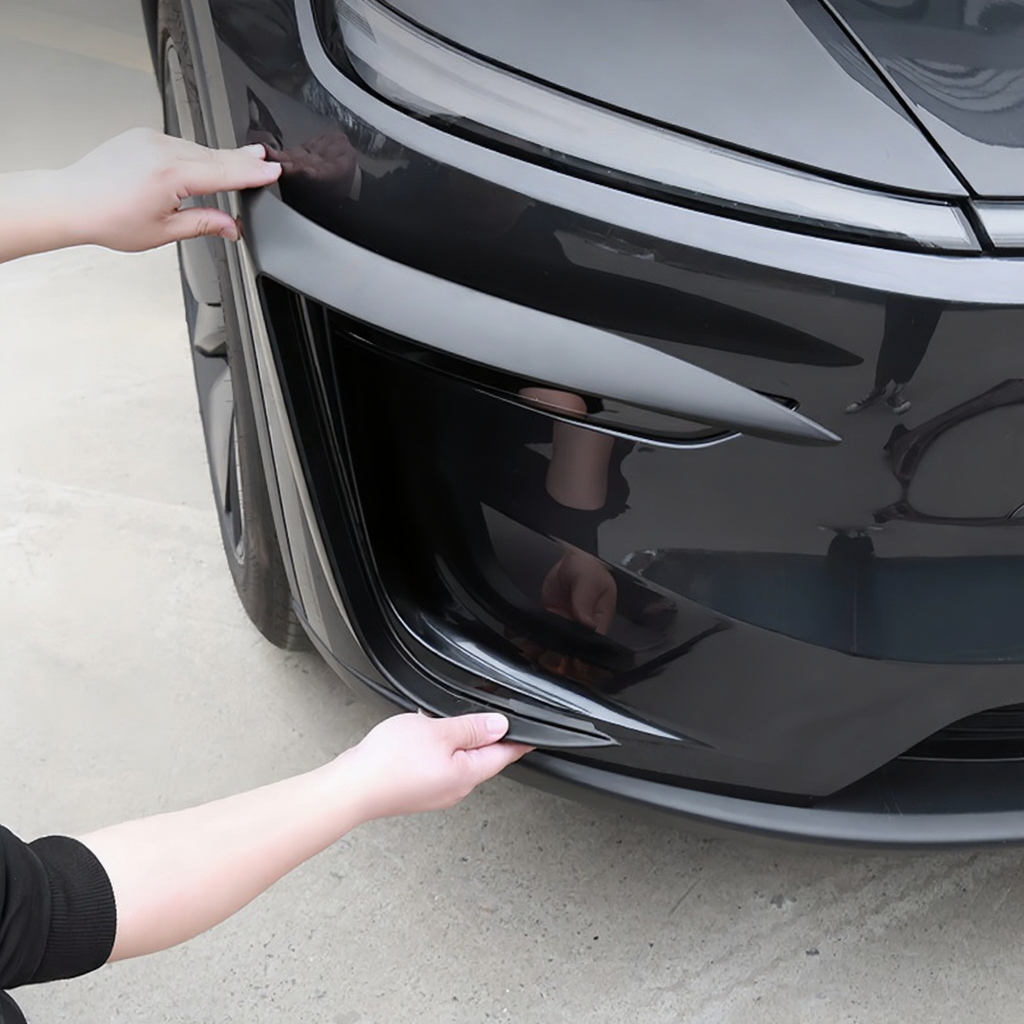 Front Fog Light Canard Covers for Tesla Model Y Juniper 2025+