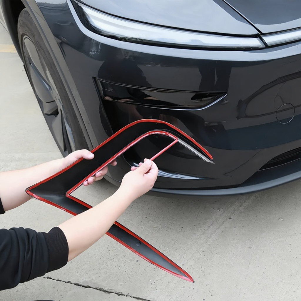 Front Fog Light Canard Covers for Tesla Model Y Juniper 2025+