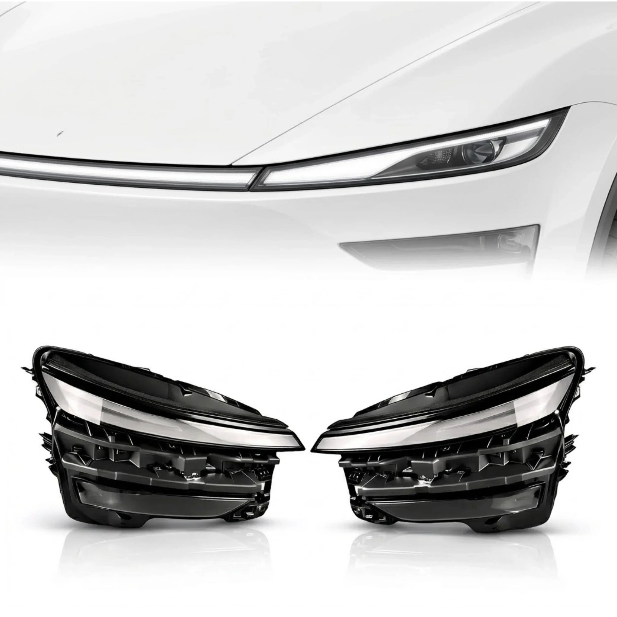 Front LED Headlight Replacement for Tesla Model Y Juniper 2025+ OEM 1918347-00-D / 1918348-00-D Main image