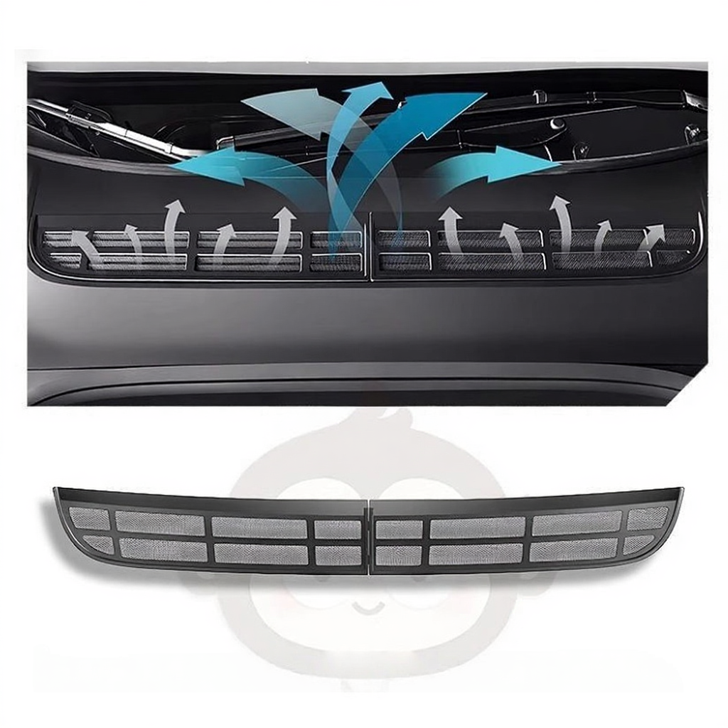 Front Mesh Air Intake Guard Cover for Tesla Model Y Juniper 2025+