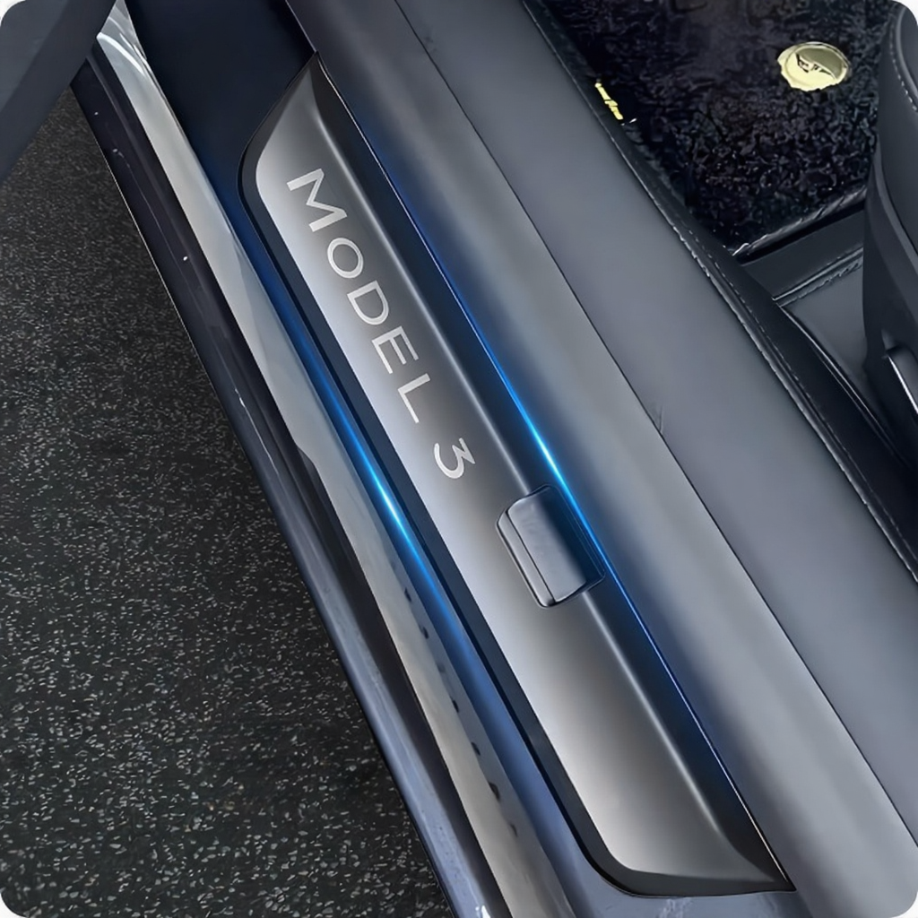 Front Rear Door Sill Protector for Tesla Model 3 Highland
