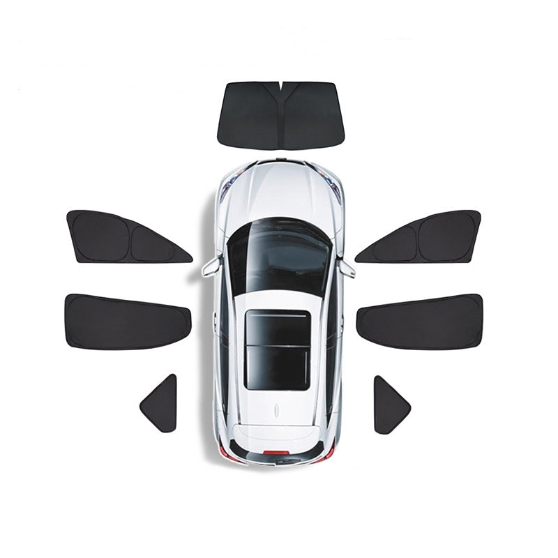 Front Rear Windshield Sunshade for Tesla Model 3/Y