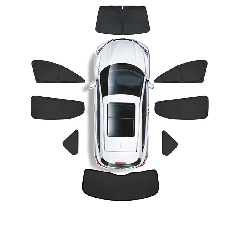 Front Rear Windshield Sunshade for Tesla Model 3/Y