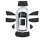 Front Rear Windshield Sunshade for Tesla Model 3/Y
