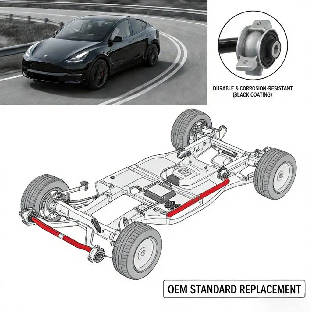 Front Stabilizer Sway Bar for Tesla Model Y 2020-2023 (1188386-00-A) Secondary image