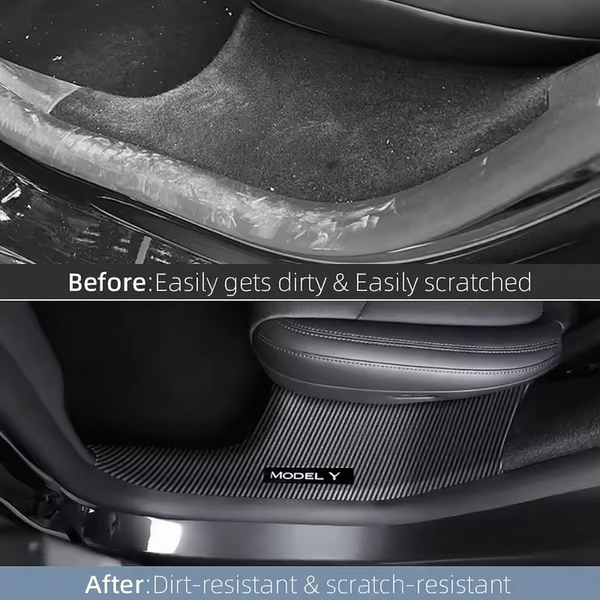 Front and Rear Door Sill Protector Set for Tesla Model Y Juniper (8 Pcs)