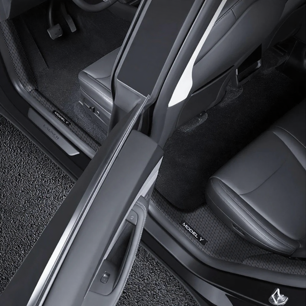 Front and Rear Door Sill Protector Set for Tesla Model Y Juniper (8 Pcs)