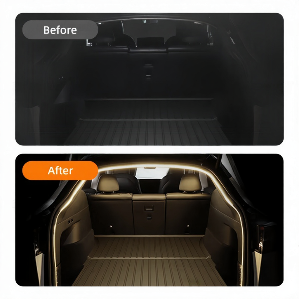 Front and Rear Trunk Ambient Light for Model 3 Highland/Model Y Juniper