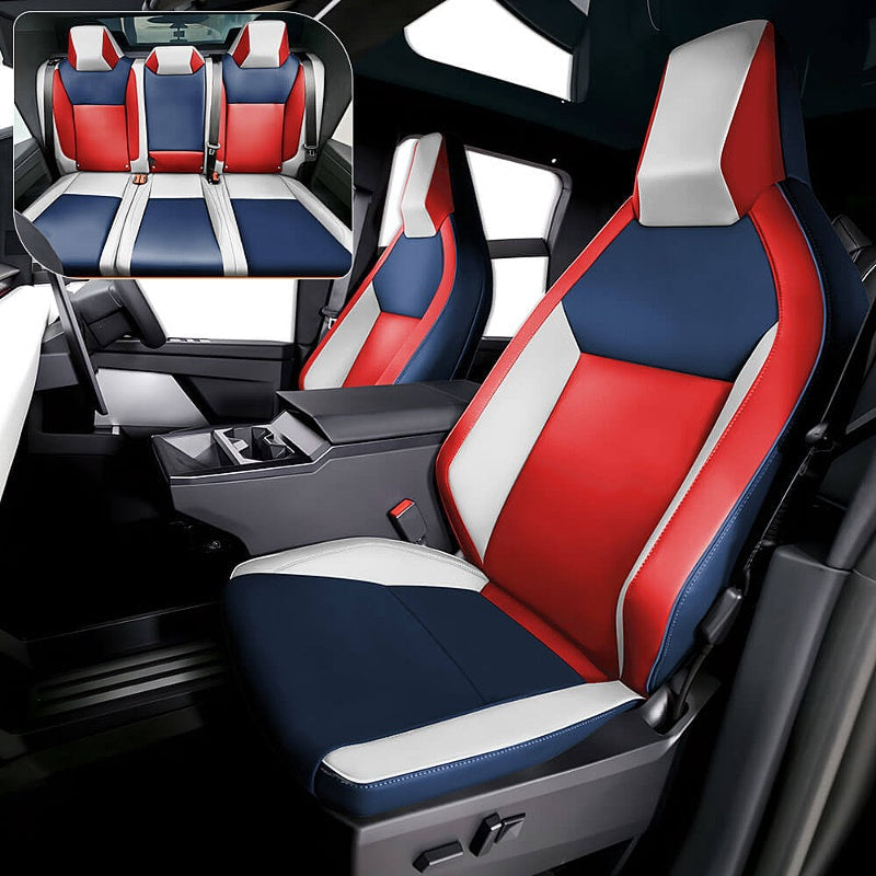 Full Wrap Leather Seat Covers for the Tesla Cybertruck Main image